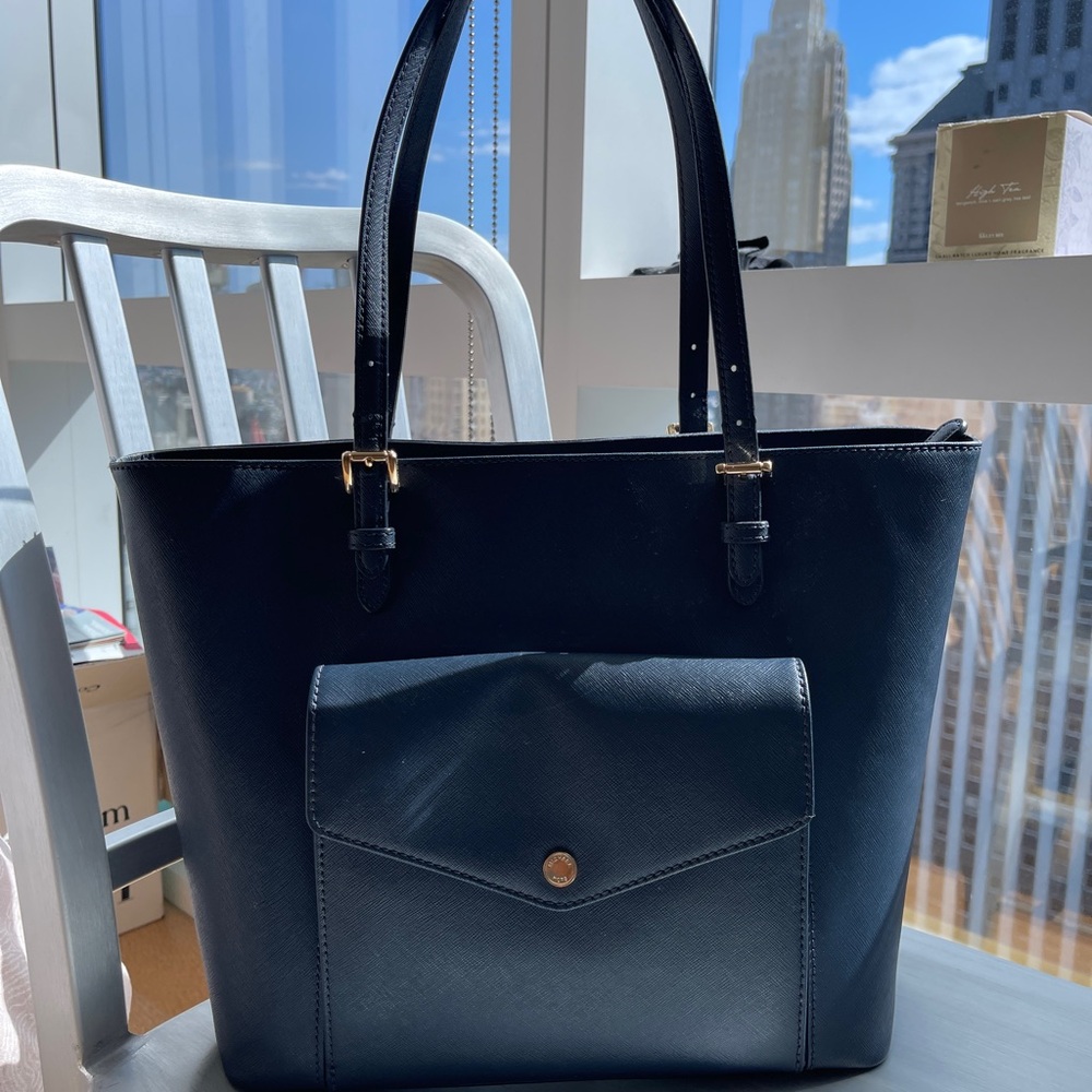 MICHAEL Michael Kors Large Pocket Multi Function Tote Navy One Size